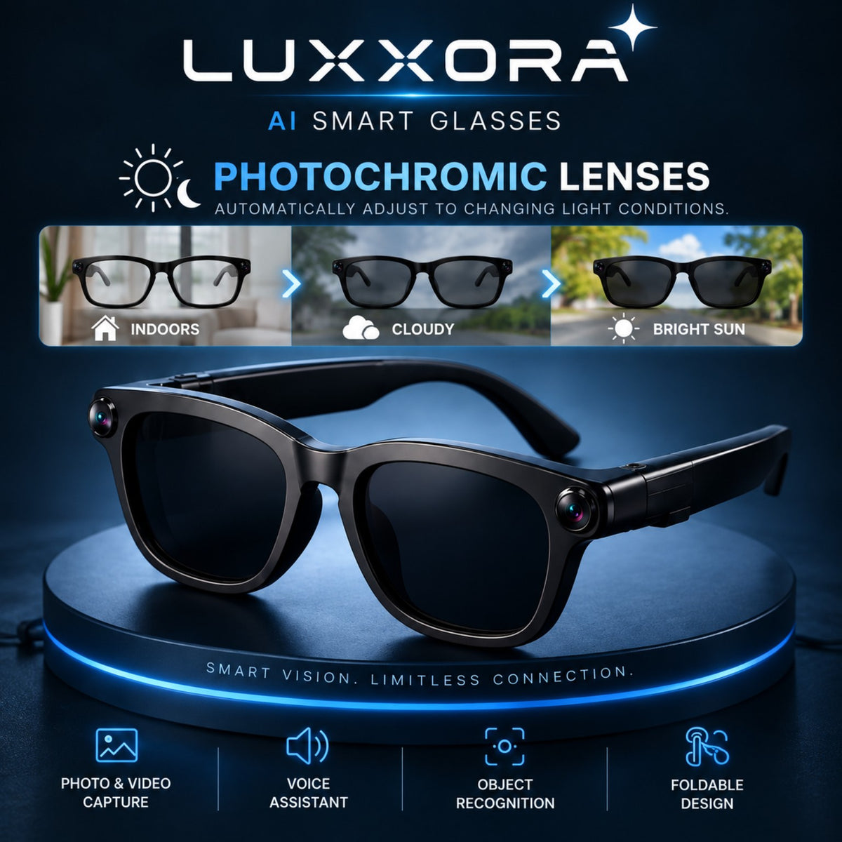 AI Smart Glasses – Smart Wearable Eyewear