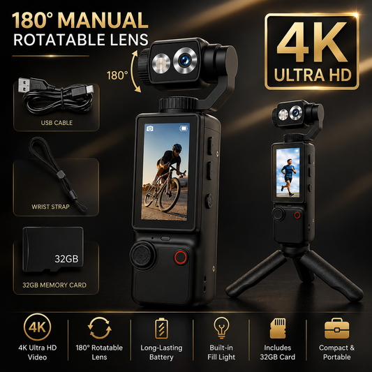 Action Camera for Sports, Travel & Outdoor Adventures