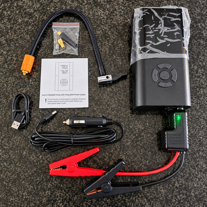 3-in-1 Car Jump Starter, Inflator & Power Bank